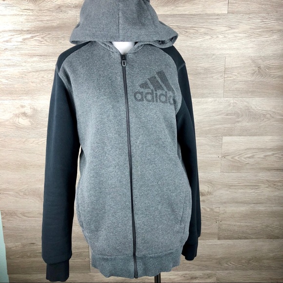adidas Tops - ADIDAS Hoodie Jacket-Size Small